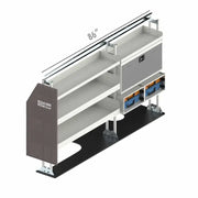 RSLRFGE- DR Rolacase Van Shelving with bin package for van shelving general storage