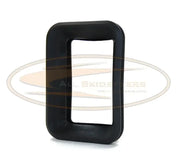 Black rectangular rubber seal.
