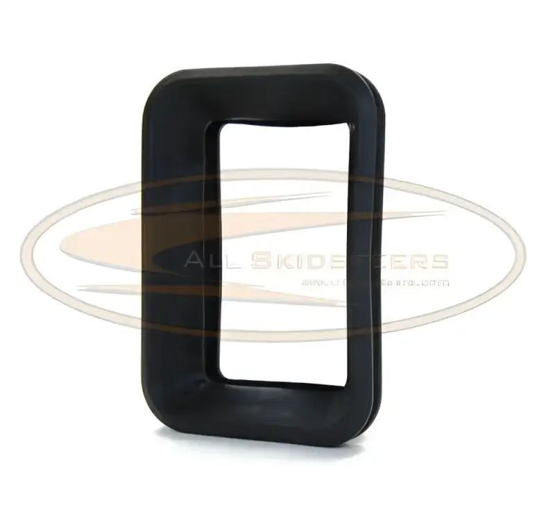 Black rectangular rubber seal.