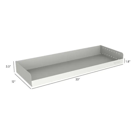 RSSHL/85 Rolacase Storage Shelf 8 Series Small, compact and durable shelf, 33” x 12” x 3.5”, ideal for space optimization.
