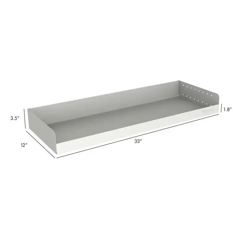 RSSHL/85 Rolacase Storage Shelf 8 Series Small, compact and durable shelf, 33” x 12” x 3.5”, ideal for space optimization.