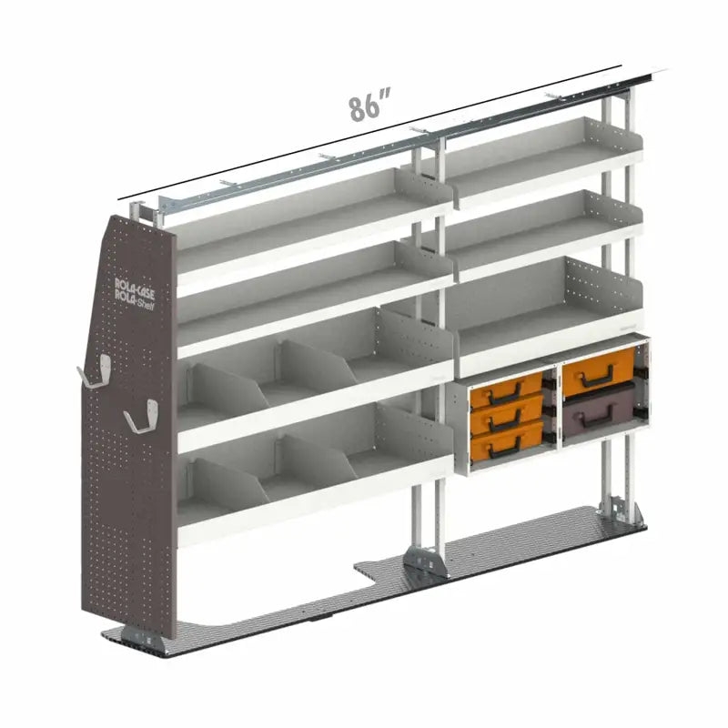 RSSHL/86-2 Rolacase Storage Shelf 8 Series Large (Set) - Van System