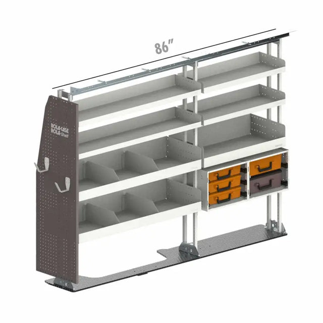 RSSHL/86-2 Rolacase Storage Shelf 8 Series Large (Set) - Van System