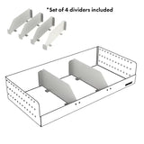 RSSHL/D/6S Rolacase Van Storage Shelf Bin Dividers - System Divider