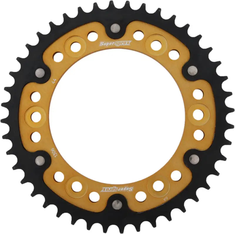 SUPERSPROX RST-1306-44-GLD Rear Stealth Sprocket Alu/Stl 44t 530 Gld Hon