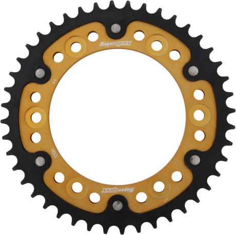 SUPERSPROX RST-1306-44-GLD Rear Stealth Sprocket Alu/Stl 44t 530 Gld Hon
