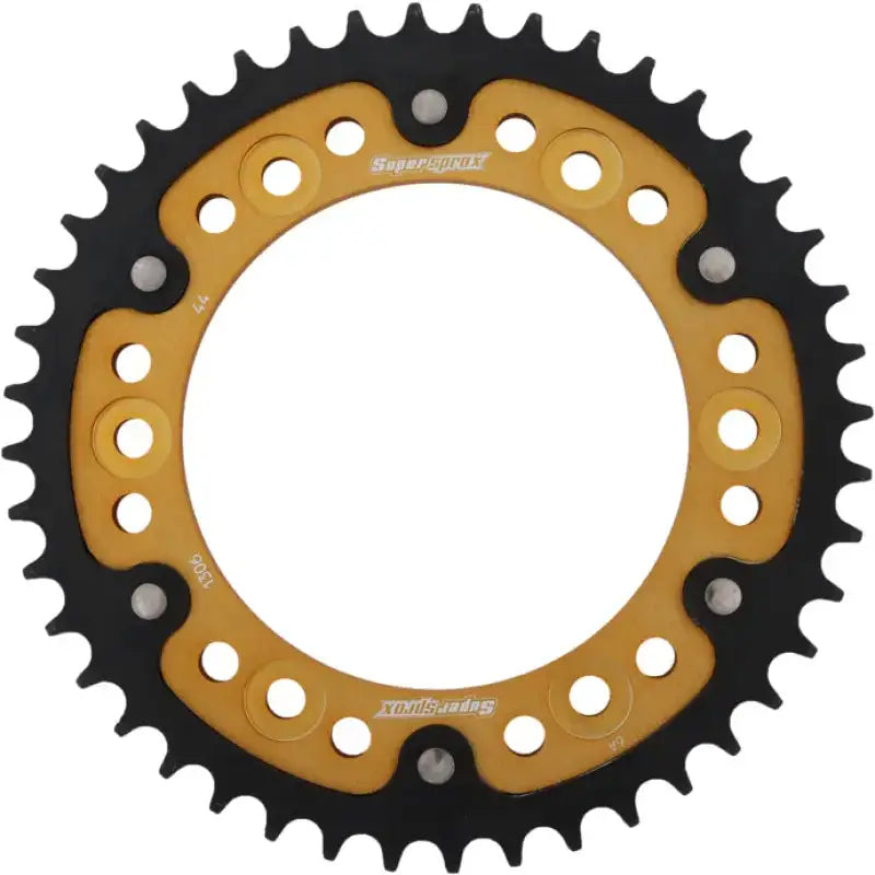 SUPERSPROX RST-1306-44-GLD Rear Stealth Sprocket Alu/Stl 44t 530 Gld Hon