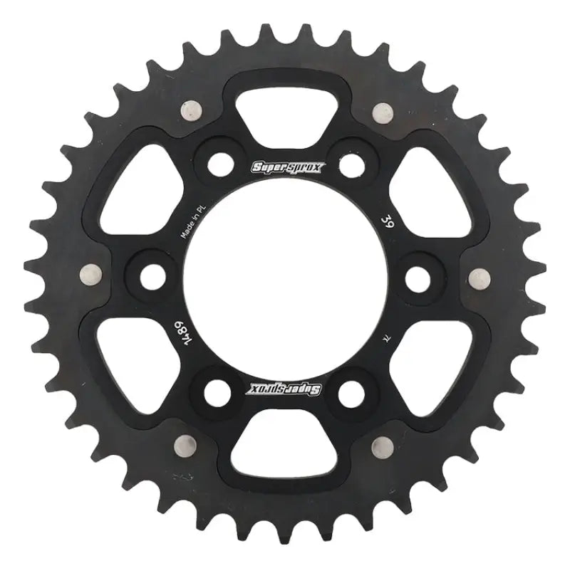 Black metal rear sprocket with 39 teeth for RST-1489-39-BLK stealth rear sprocket