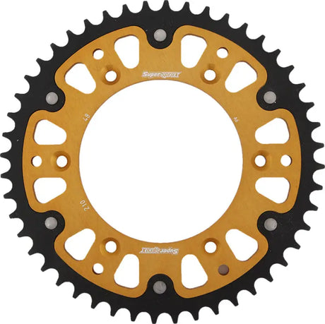 SUPERSPROX RST-210-48-GLD Rear Stealth Sprocket Alu/Stl 48t 520 Gld Hon