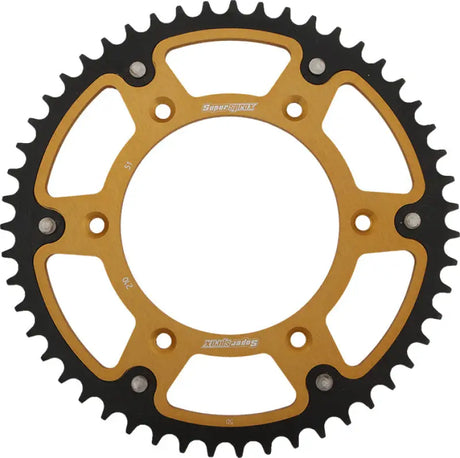RST-210-51-GLD Rear Stealth Sprocket Alu/Stl 51t 520 Gld Hon 