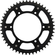 Black metal rear sprocket with 47 teeth and six mounting holes for RST-245-49-BLK stealth rear sprocket
