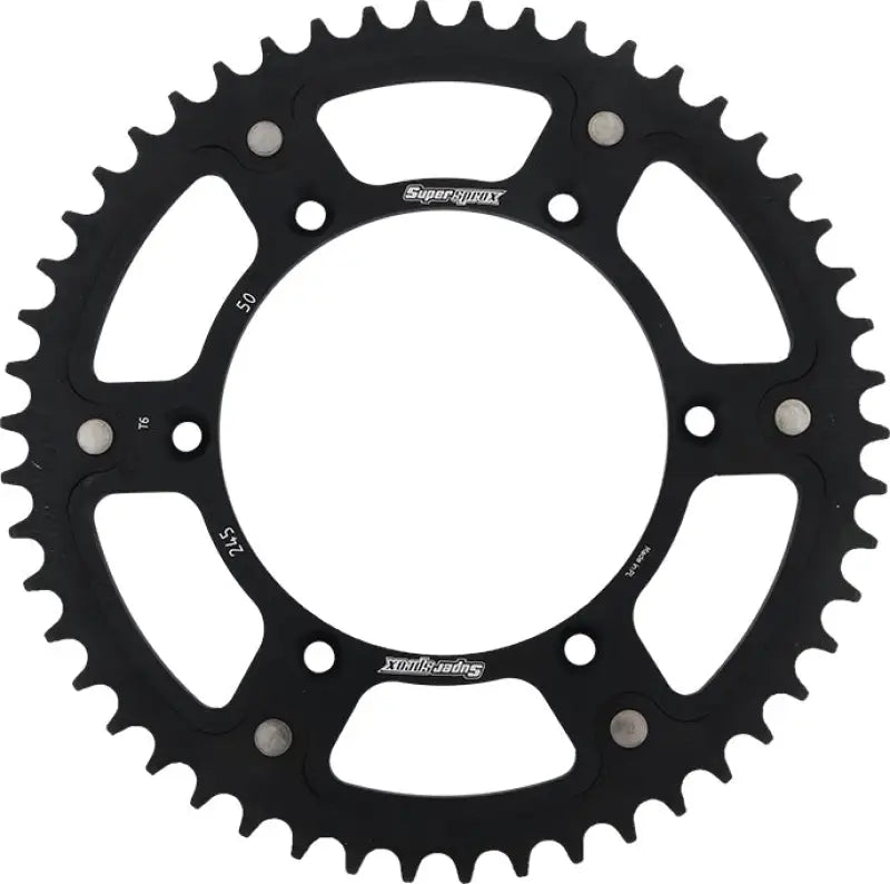 SUPERSPROX RST-245-50-BLK Rear Stealth Sprocket Alu/Stl 50t 520 Blk Yam
