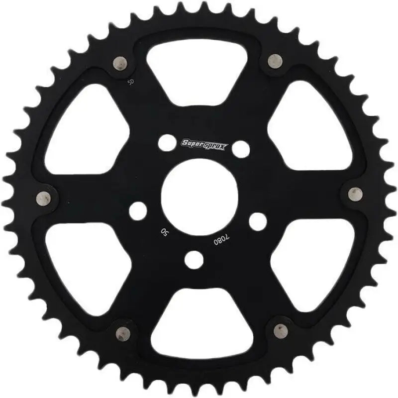 RST-7080-48-BLK Supersprox Rear Stealth Sprocket Alu/Stl 48T-530 Blk Hd - RV and Auto Parts