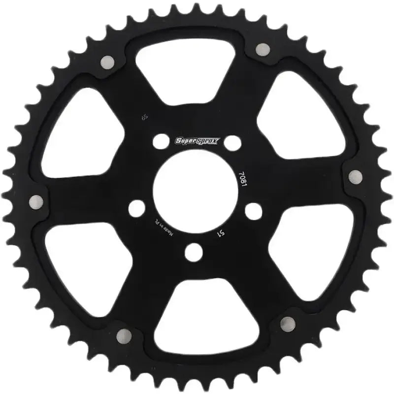 SUPERSPROX RST-7081-49-BLK Rear Stealth Sprocket Alu/Stl 49t 530 Blk Hd