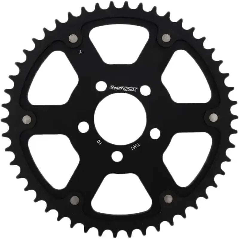 SUPERSPROX RST-7081-50-BLK Rear Stealth Sprocket Alu/Stl 50t 530 Blk Hd