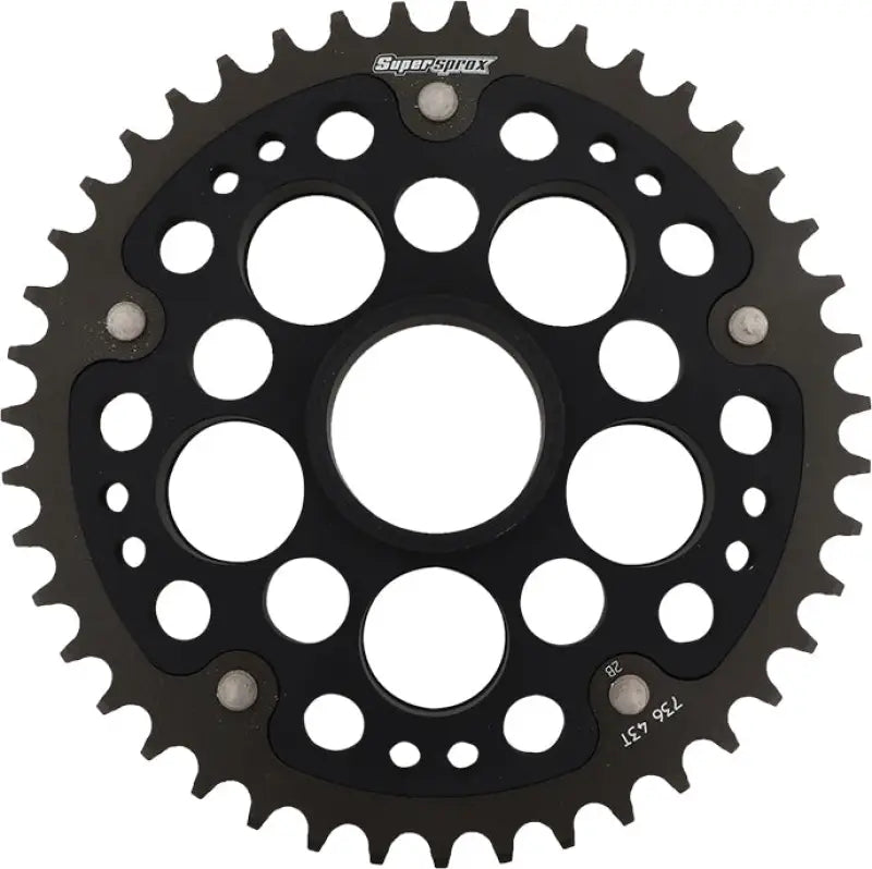 RST-736-43-BLK Rear Stealth Sprocket Alu/Stl 43t 520 Blk Duc 