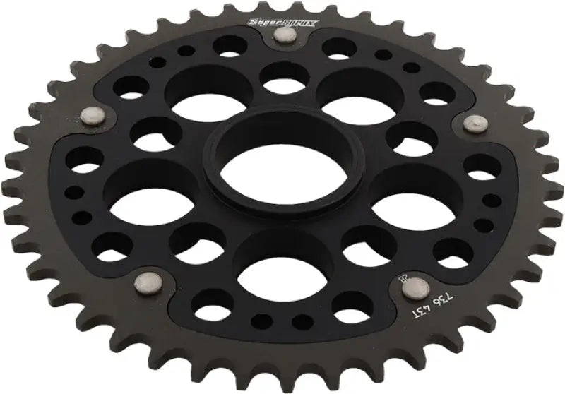 RST-736-43-BLK Rear Stealth Sprocket Alu/Stl 43t 520 Blk Duc 