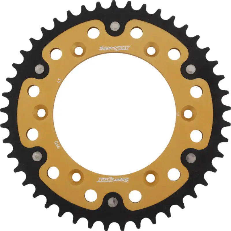 SUPERSPROX RST-990-45-GLD Rear Stealth Sprocket Alu/Stl 45t 520 Gld Hus/Husq/Ktm