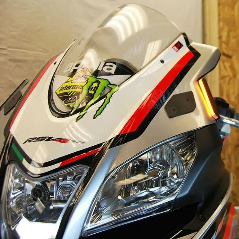 RSV4-FB Motorcycle Front Fairing with LED Turn Signals for Better Visibility