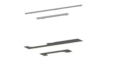 Assorted metal strips for RSVAKMS144SHR21 Rolacase roof and floor anchor kit
