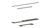 Assorted metal strips for RSVAKMS144SHR21 Rolacase roof anchor kit and securing floor anchor kit