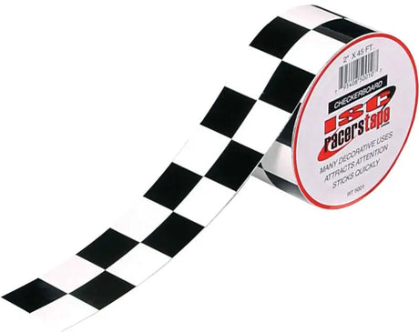 RT5001 Black & White Straight Checker Board Tape 2"X45'