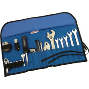 Blue Roadtech H3 Tool Kit with various tools, perfect travel tool kit option