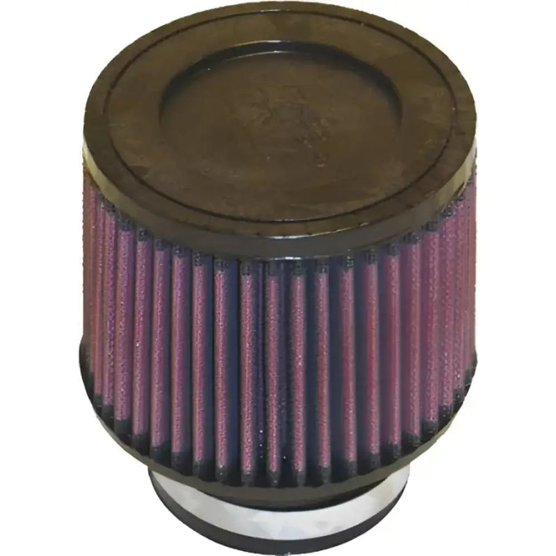 Black and red conical air filter with pleated media for RU-3700 Air Filter K&N Pro Flow K&N