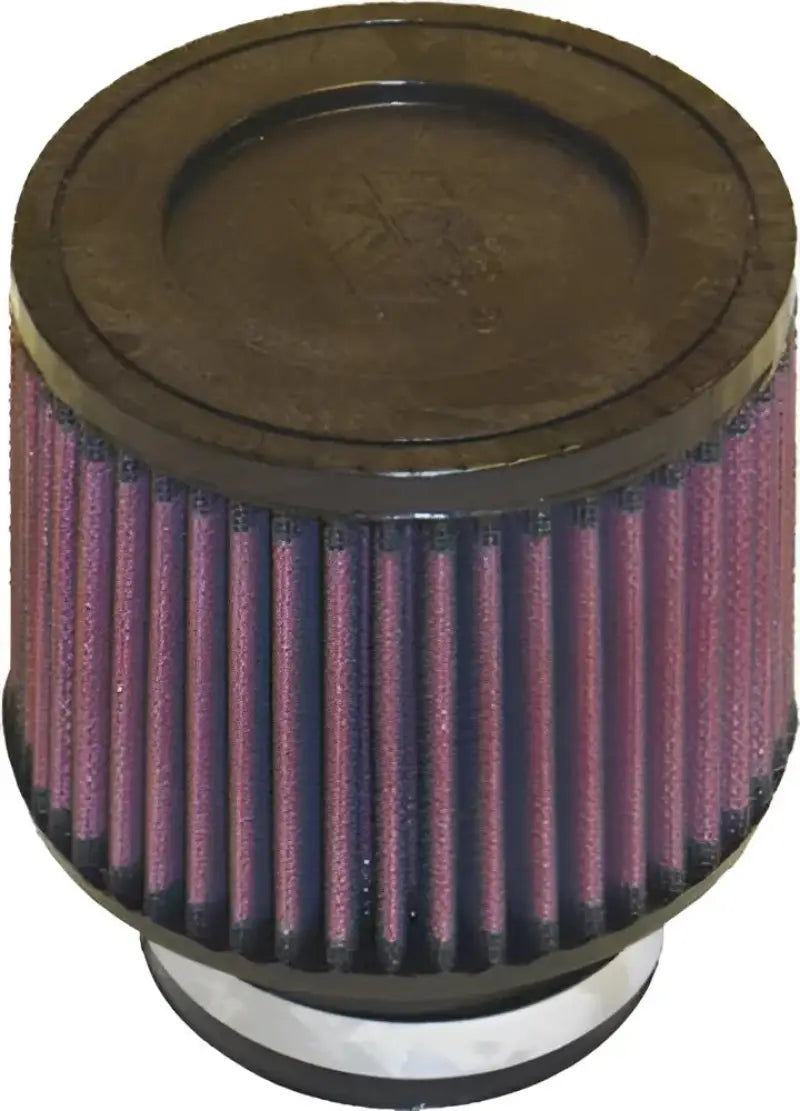 Black and red conical air filter with pleated media for RU-3700 Air Filter K&N Pro Flow K&N