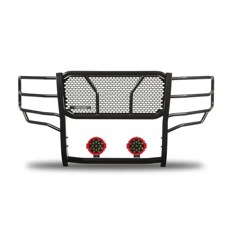 RU-FOF116-B-PLR Black Horse Rugged Heavy Duty Grille Guard Kit