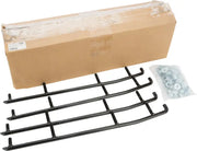 Black metal grate with mounting hardware and cardboard box for RUA-9750-20 standard wear bar
