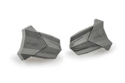 Rubber End Replacement Frame Slider R19 Pair Grey - PUIG