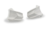 Rubber End Replacement Frame Slider R19 Pair White - PUIG