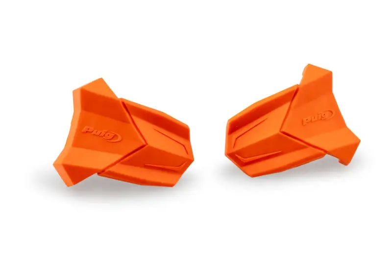 Rubber End Replacement Frame Slider R19 Pair Orange - PUIG