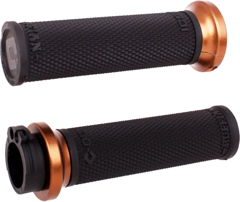 Ruffian 1 Inch Thin Profile Motorcycle Grips with Comfort and Control Design - ODI