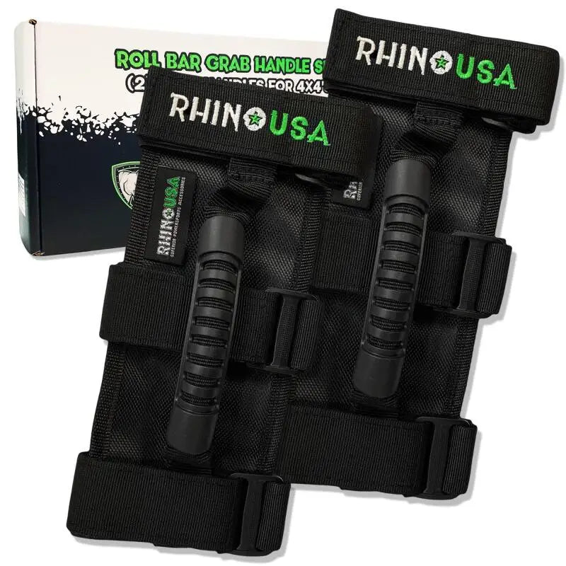 Rhino USA Heavy-Duty Roll Bar Grab Handles - Rhino USA