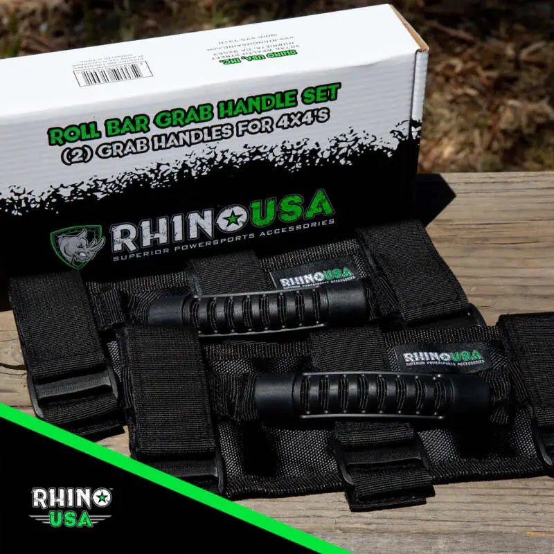 Rhino USA Heavy-Duty Roll Bar Grab Handles - Rhino USA