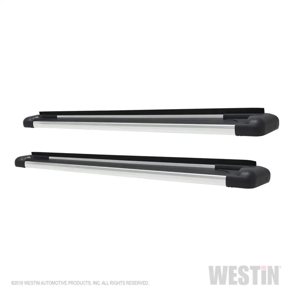 Running Board Polished; Aluminum; With LED End Caps; Mounting Bracket Required; 74.25 Inch Length - Truck & Automotive