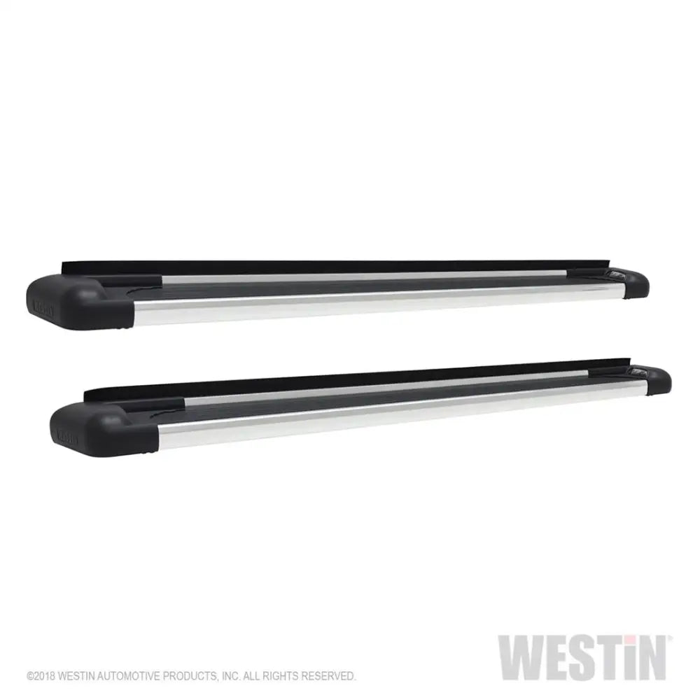 Running Board Polished; Aluminum; With LED End Caps; Mounting Bracket Required; 74.25 Inch Length - Truck & Automotive