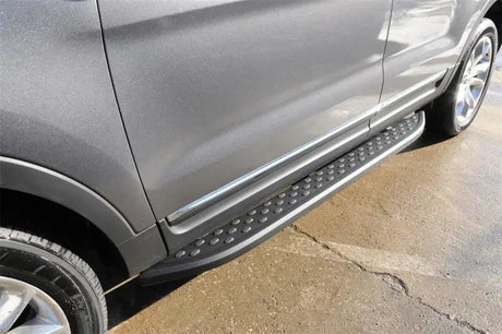 Running Board Powder Coated; Black; Aluminum; Unlighted; Requires Mounting Kit Depending On Application Only If Listed