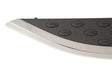 Running Board Powder Coated; Black With Chrome Trim; Aluminum; Unlighted; Requires Mounting Kit Depending