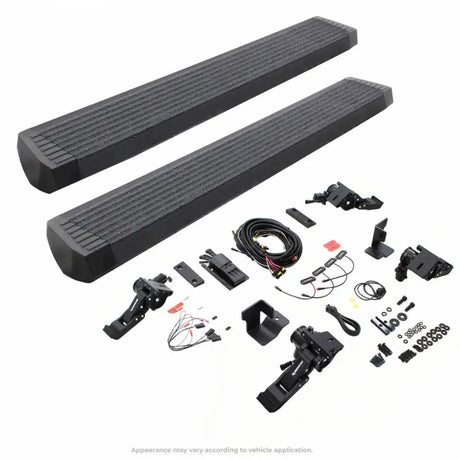 Running Board Protective Bedliner Coating; Black; Aluminum; Lighted; Rocker Panel Mount - Truck & Automotive