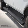 Running Board Protective Bedliner Coating; Black; Aluminum; Lighted; Rocker Panel Mount - Truck & Automotive