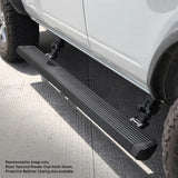 Running Board Protective Bedliner Coating; Black; Aluminum; Lighted; Rocker Panel Mount - Truck & Automotive