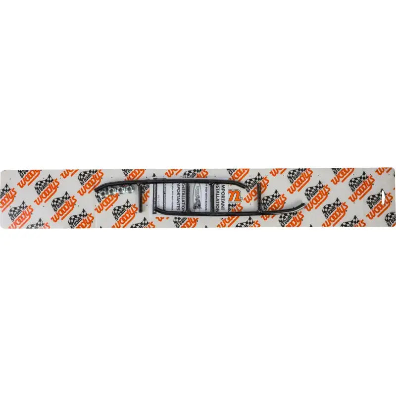 Black plastic frame with screws and curved wear bar runners for RUS-9255 standard wear bar