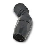 Russell Performance -10 AN Black 45 Degree Full Flow Hose End - 610115