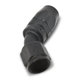 Russell Performance -10 AN Black 45 Degree Full Flow Hose End - 610115