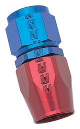 Russell Performance -10 AN Red/Blue Straight Full Flow Hose End - 610040