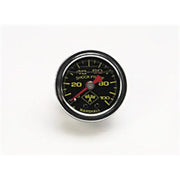 Russell Performance 100 psi fuel pressure gauge black face chrome case (Liquid-filled) - 650320