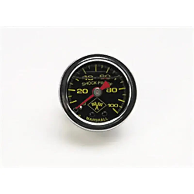 Russell Performance 100 psi fuel pressure gauge black face chrome case (Liquid-filled) - 650320